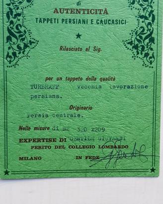 Tappeto persiano Turbaf