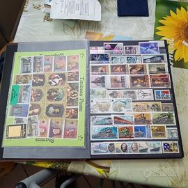 Francobolli Usati Collezione Completa 4 album