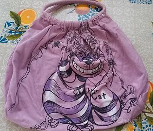 Borsa Disney Stregatto Alice Paese Meraviglie