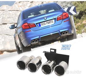 TERMINALI SCARICO BMW F10 F11 F12 F13 10- IN ACCIA