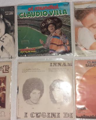 Dischi vinili vintage Musica italiana 60,70,80,90