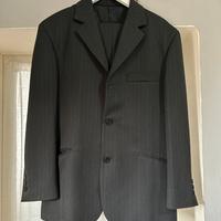 Completo Uomo Taglia 50 - Grigio Antracite Gessato