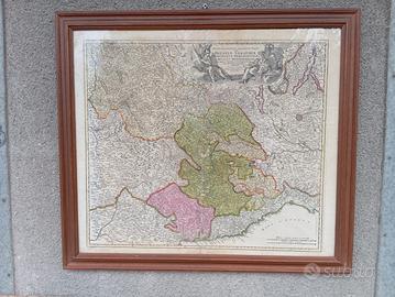 Mappa antica Ducato di Savoia