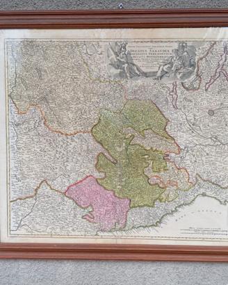Mappa antica Ducato di Savoia