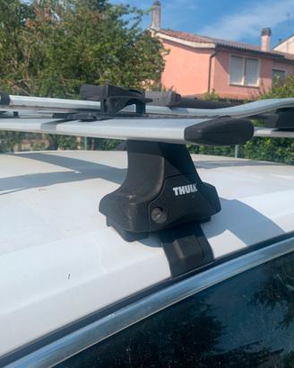 Barre portatutto Thule 961 e attacchi Thule 754