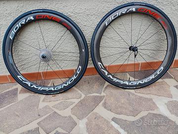 Ruote in carbonio campagnolo Bora 50mm x tubolari