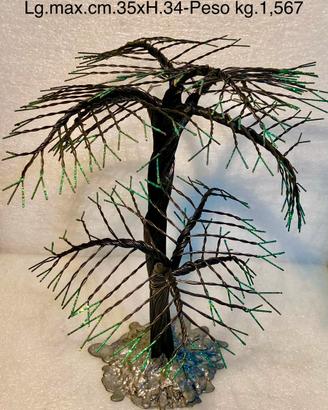 Albero in filo di ferro fatto a mano