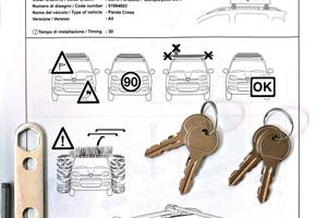 Barre portatutto per Fiat Panda Cross 