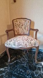 Poltroncina imbottite vintage anni 50ncine