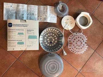Sterilizzatore elettrico e scaldabiberon express