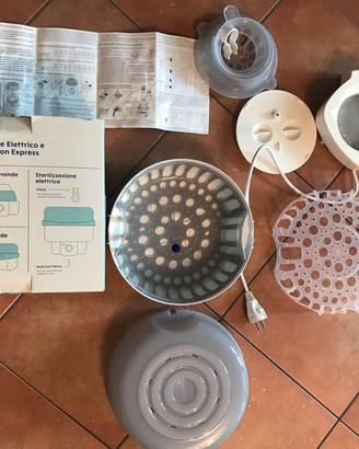 Sterilizzatore elettrico e scaldabiberon express