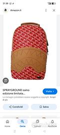 zaino sprayground edizione limitata 