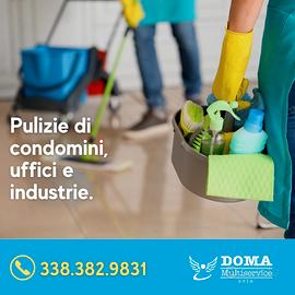 Pulizie per aziende, uffici, fabbriche e condomini
