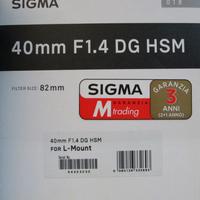 Obiettivi SIGMA L-Mount (ex DEMO)
