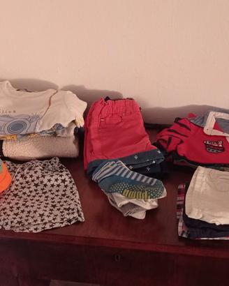 Abbigliamento bimbo 6/24 mesi 