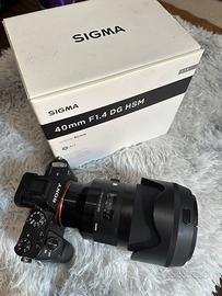 Sony a7ii Sigma 40mm 1.4 sony e-mount