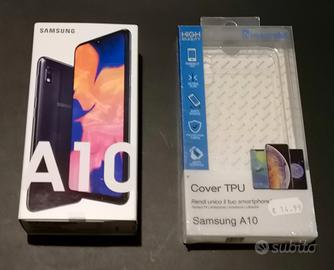 Samsung A10 con cover e vetro