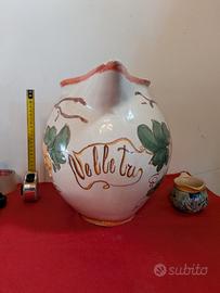 Grande caraffa in ceramica “Velletri” + piccola