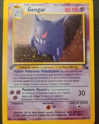 Carta Pokemon Gengar