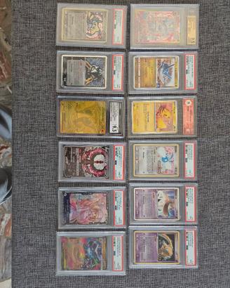 Carte Pokémon e One Piece gradate PSA, BGS e CGC