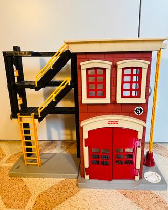 Caserma e camion dei pompieri Fisher price (w8572)