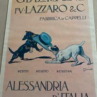 Poster pubblicitari cappelli Borsalino