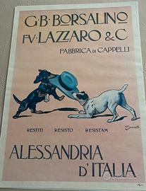 Poster pubblicitari cappelli Borsalino