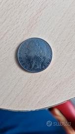 Moneta 100 lire 1975 dio Minerva