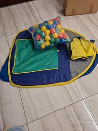Tenda giocattolo con palline