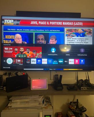 Smart tv samsung crystal uhd 4k 55”