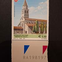 Francobollo Basilica Aquileia Ordine Malta SMOM