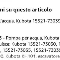 Pompa a acqua kubota 1552173039