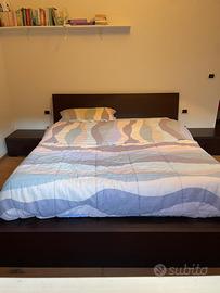 Set camera da letto :letto, 2 comodini e settimino