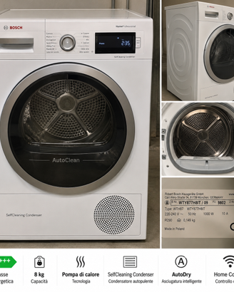 Asciugatrice Bosch Home Professional 8 kg A+++