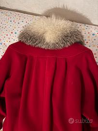 Elena Mirò Cappotto Rosso Fuoco Taglia 48L-XL