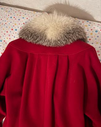 Elena Mirò Cappotto Rosso Fuoco Taglia 48L-XL