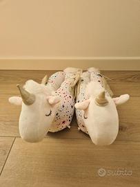 pantofole morbide unicorno 