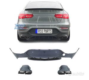 DIFUSORE MERCEDES GLC C253 COUPE 16-19 LOOK GLC63 