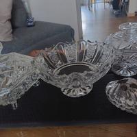 Servizio in cristallo - tre pezzi più omaggio