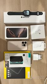 iPhone 16 Pro 256GB + Apple Watch SE 2 + AirPods