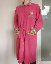 Vestaglia pile fucsia Buccia di Mela