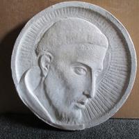 Bassorilievo "san francesco d'assisi"