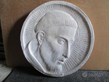 Bassorilievo "san francesco d'assisi"