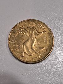 1 moneta da 200 lire FAO 1981