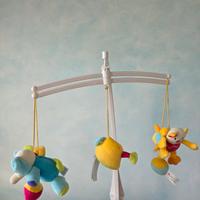 Giostrina per bimbi con 5 pupazzetti 