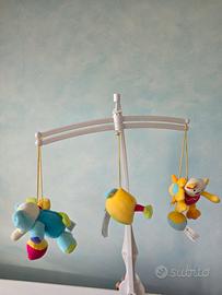 Giostrina per bimbi con 5 pupazzetti 