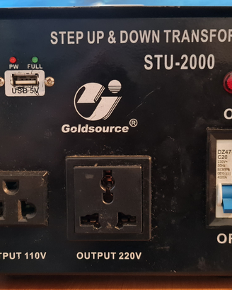 Stabilizzatore di corrente Setup e down