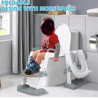 Riduttore wc per bambini con Scaletta pieghevole
