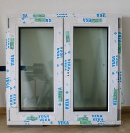 Serramenti nuovi in PVC a 2 ante classe superiore