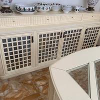 tavolo e 4 sedie e madia  produzione GIORGETTI